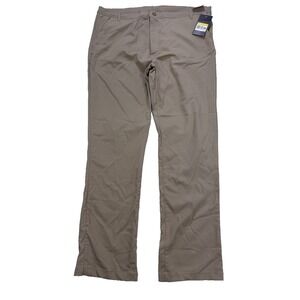 Galaxy Chino Pants Men 40x32 Beige Straight Performance Golf Hiking